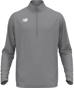New Balance Midfield Half Zip Training Wear Gunmetal Mens Small - Third Coast Soccer