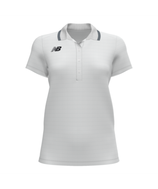 New Balance Women's Team Rally 2.0 Polo Polos White Womens XSmall - Third Coast Soccer