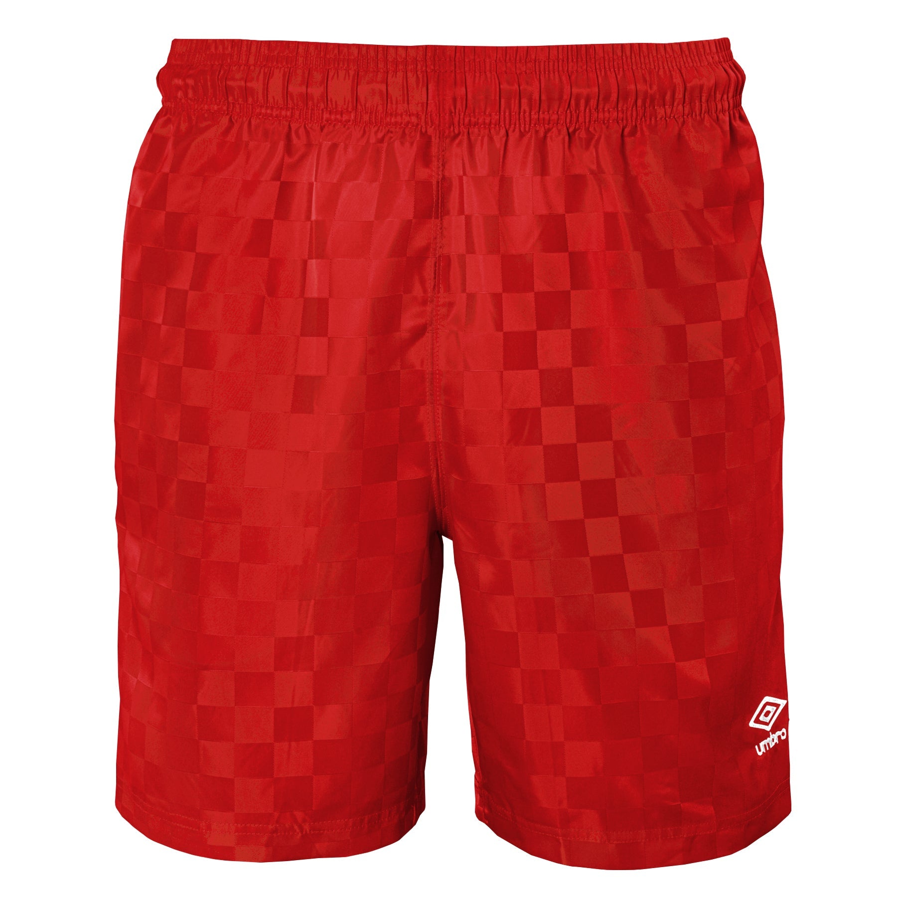 Umbro Youth Checkerboard Short Shorts Red Youth XSmall - Third Coast Soccer