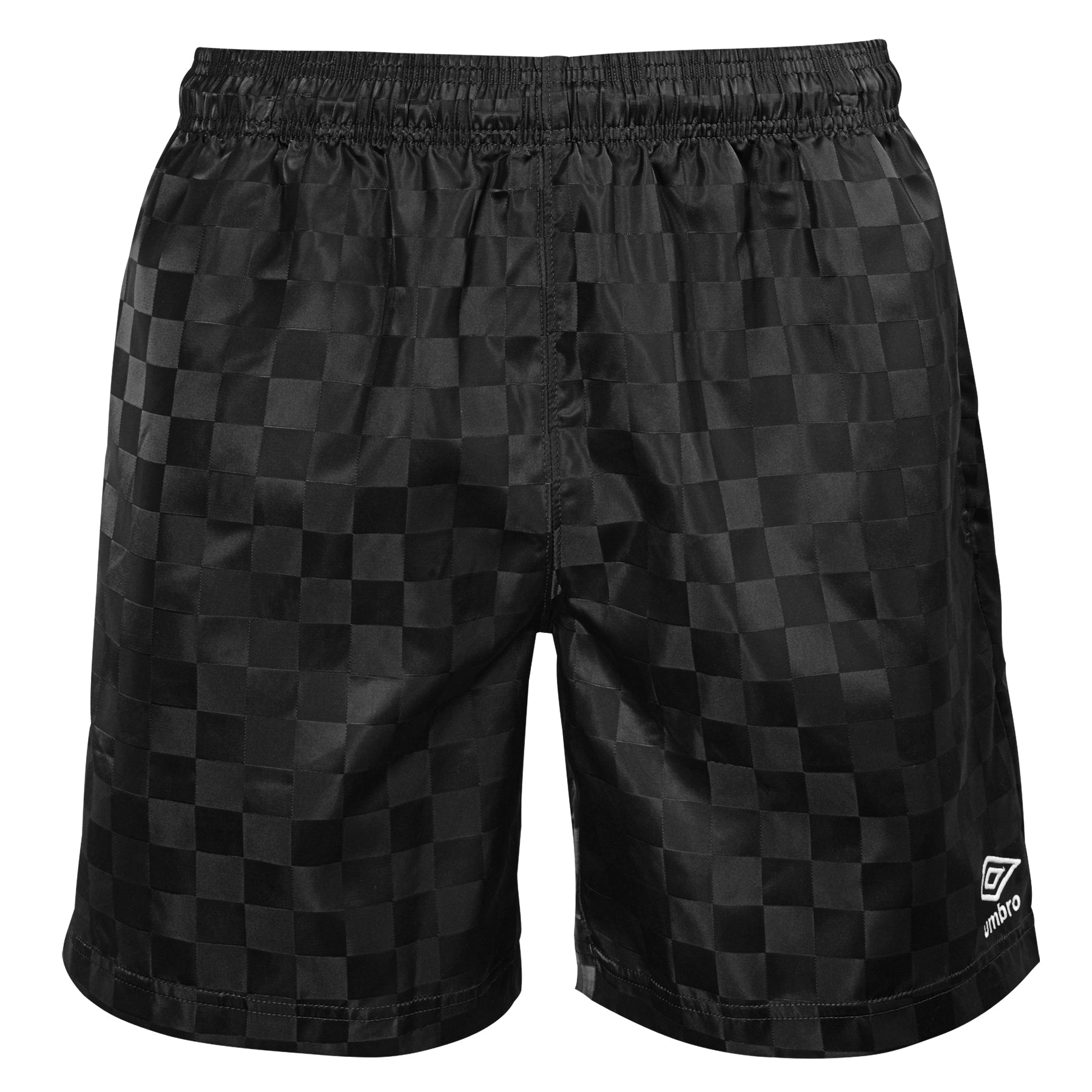 Umbro Youth Checkerboard Short Shorts Black Youth XSmall - Third Coast Soccer