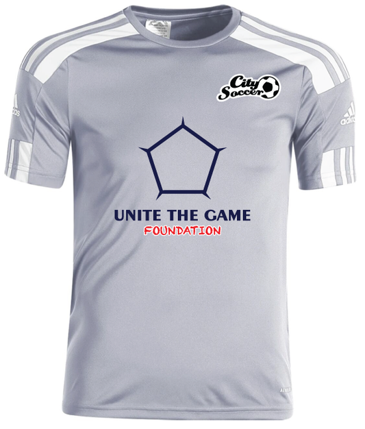 adidas City Soccer Youth Squadra 21 Jersey City Soccer Youth Small Team Light Grey - Third Coast Soccer