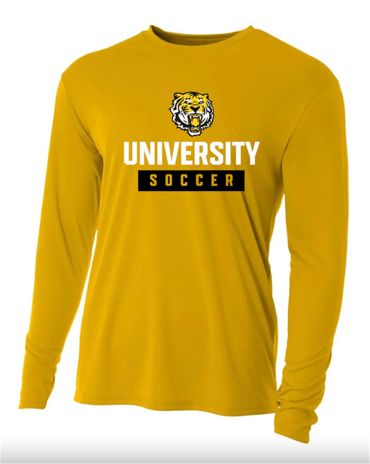A4 University LS Training Jersey University Gold Youth Small - Third Coast Soccer