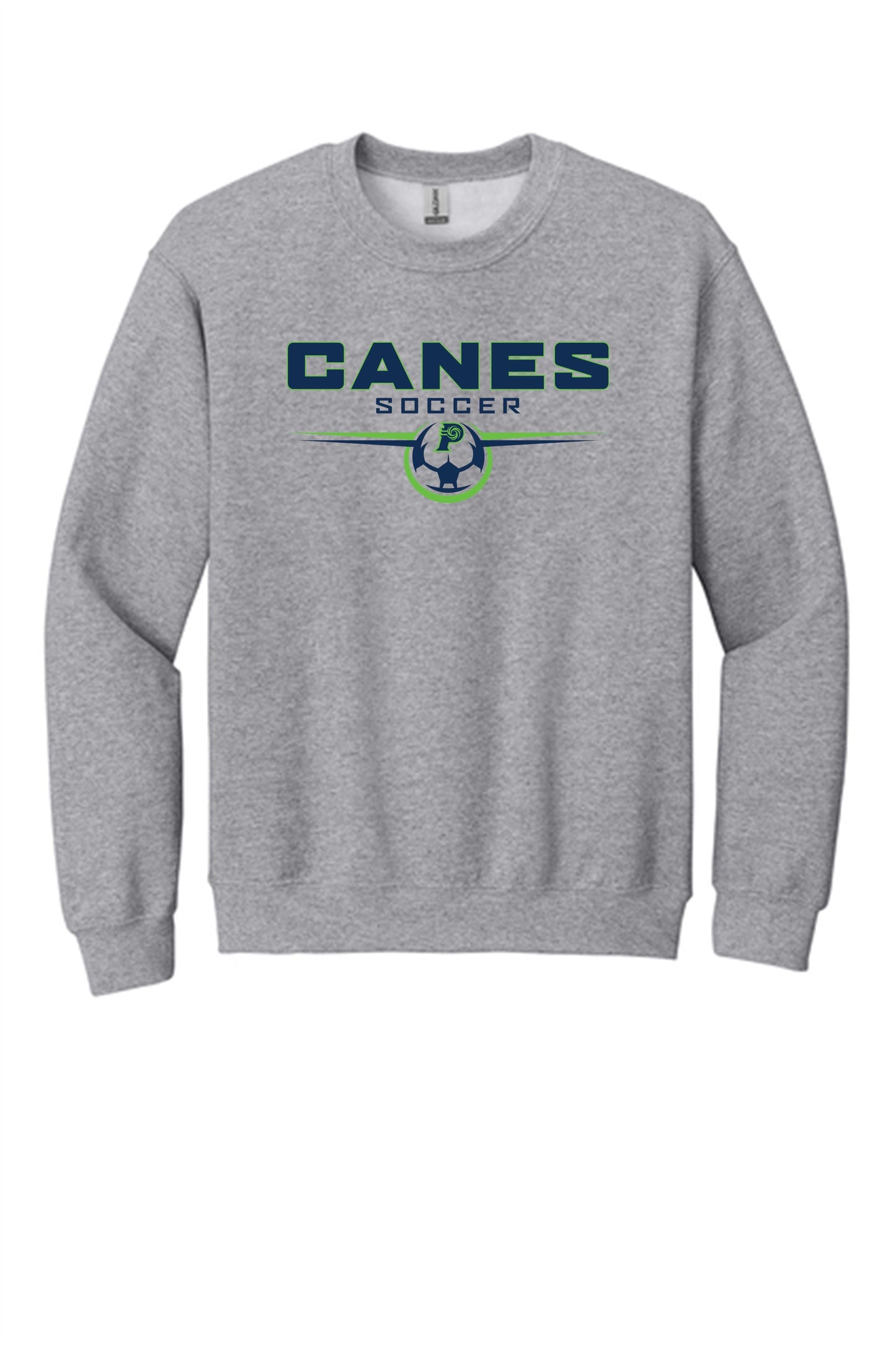 PVHS Canes Soccer Sweatshirt Prairieville High School Sport Grey Mens Small - Third Coast Soccer