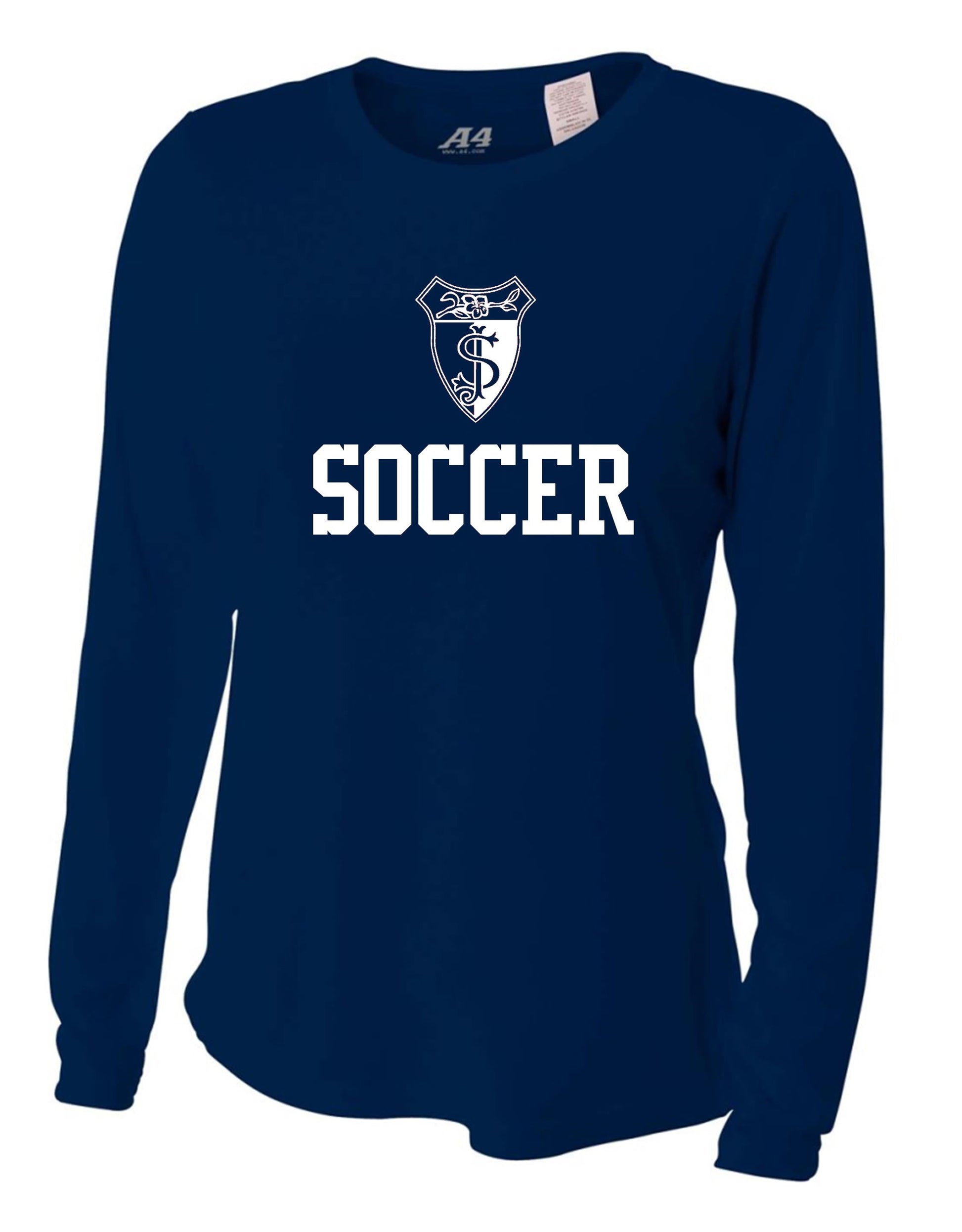 A4 SJA Womens LS Training Jersey - Navy St. Joesphs Academy   - Third Coast Soccer