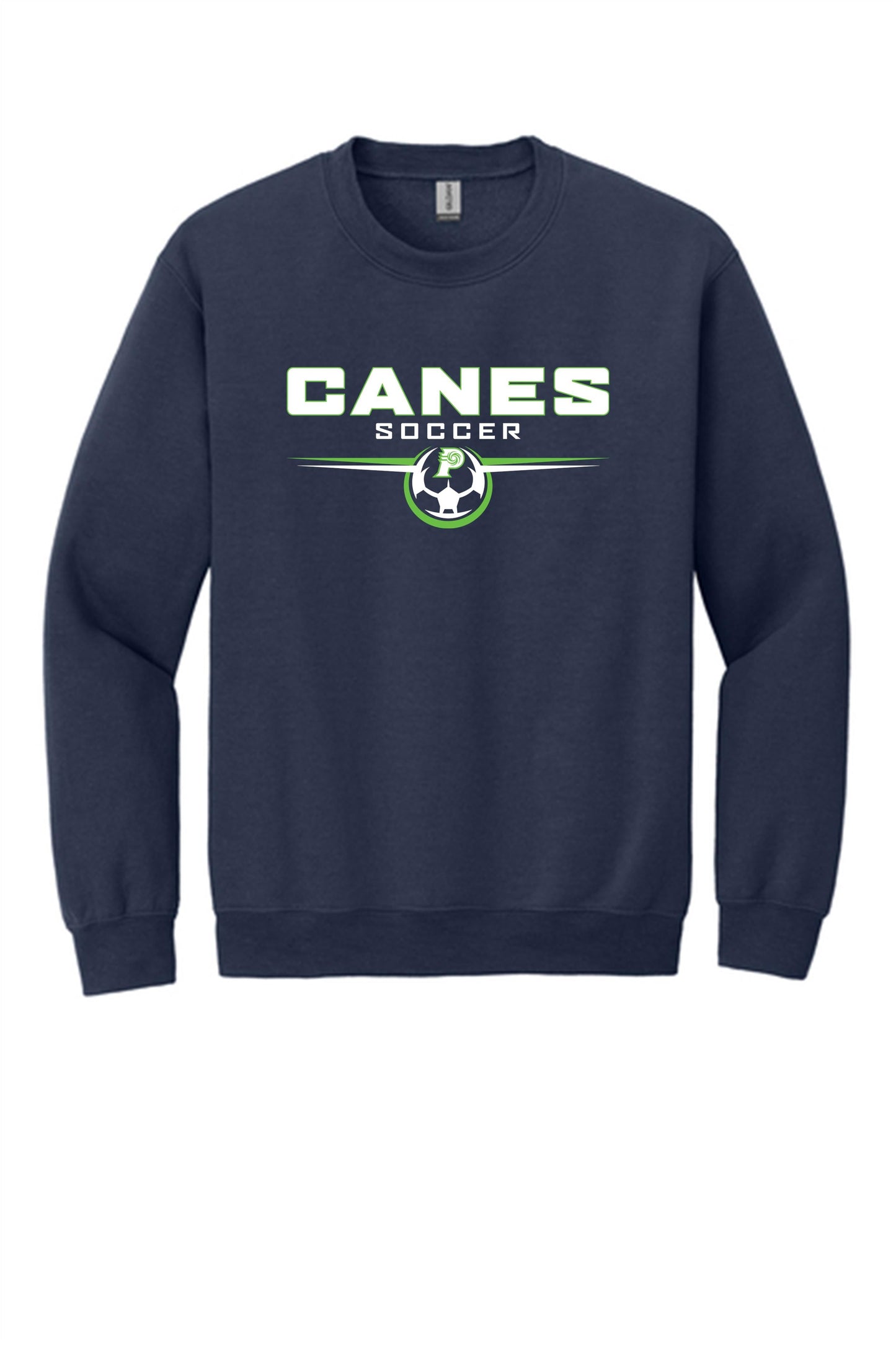 PVHS Canes Soccer Sweatshirt Prairieville High School Navy Mens Small - Third Coast Soccer