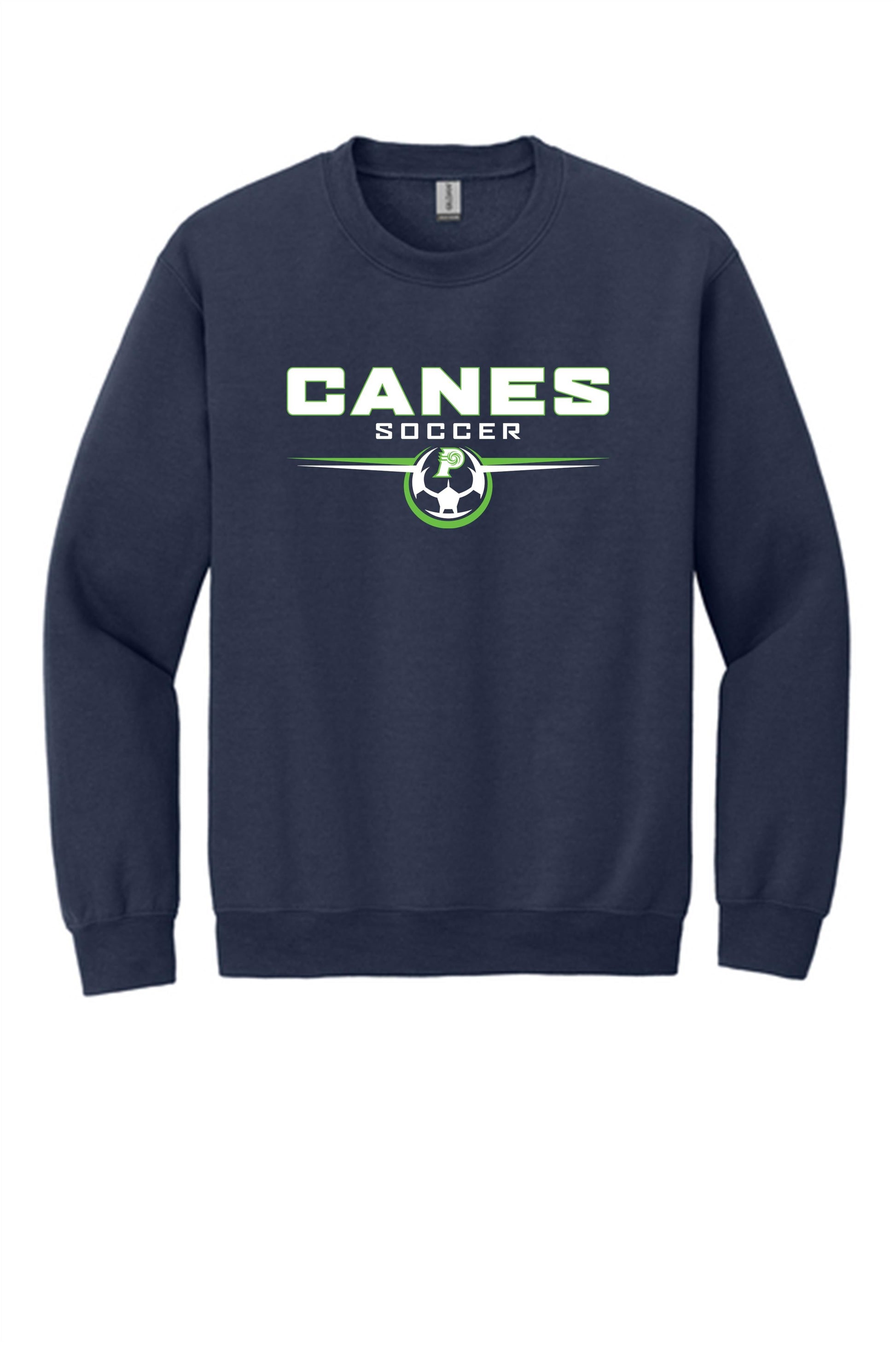 PVHS Canes Soccer Sweatshirt Prairieville High School Navy Mens Small - Third Coast Soccer