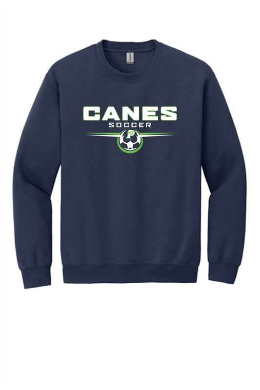 PVHS Canes Soccer Sweatshirt Prairieville High School Navy Mens Small - Third Coast Soccer