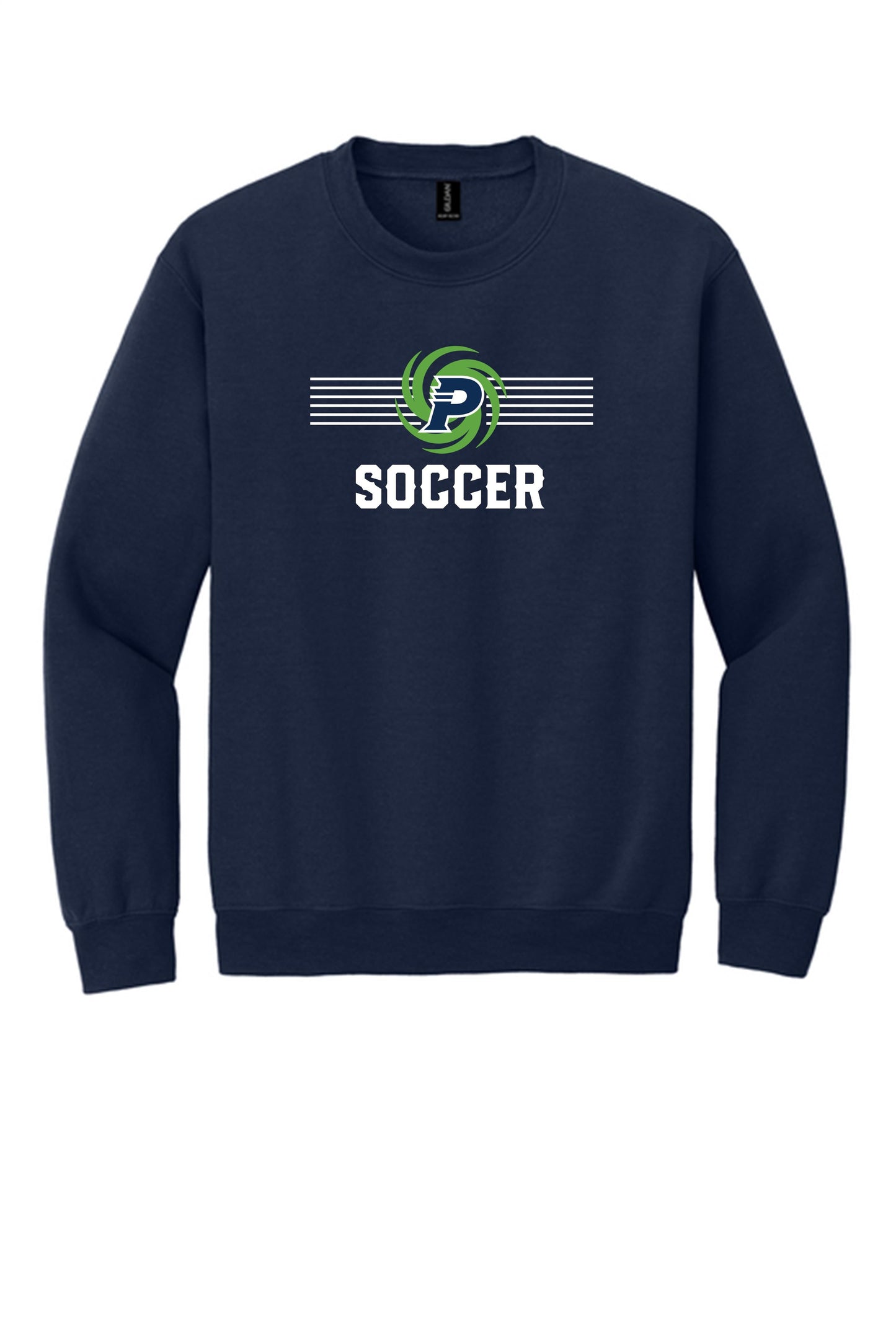 PVHS P Sweatshirt Prairieville High School Navy Mens Small - Third Coast Soccer