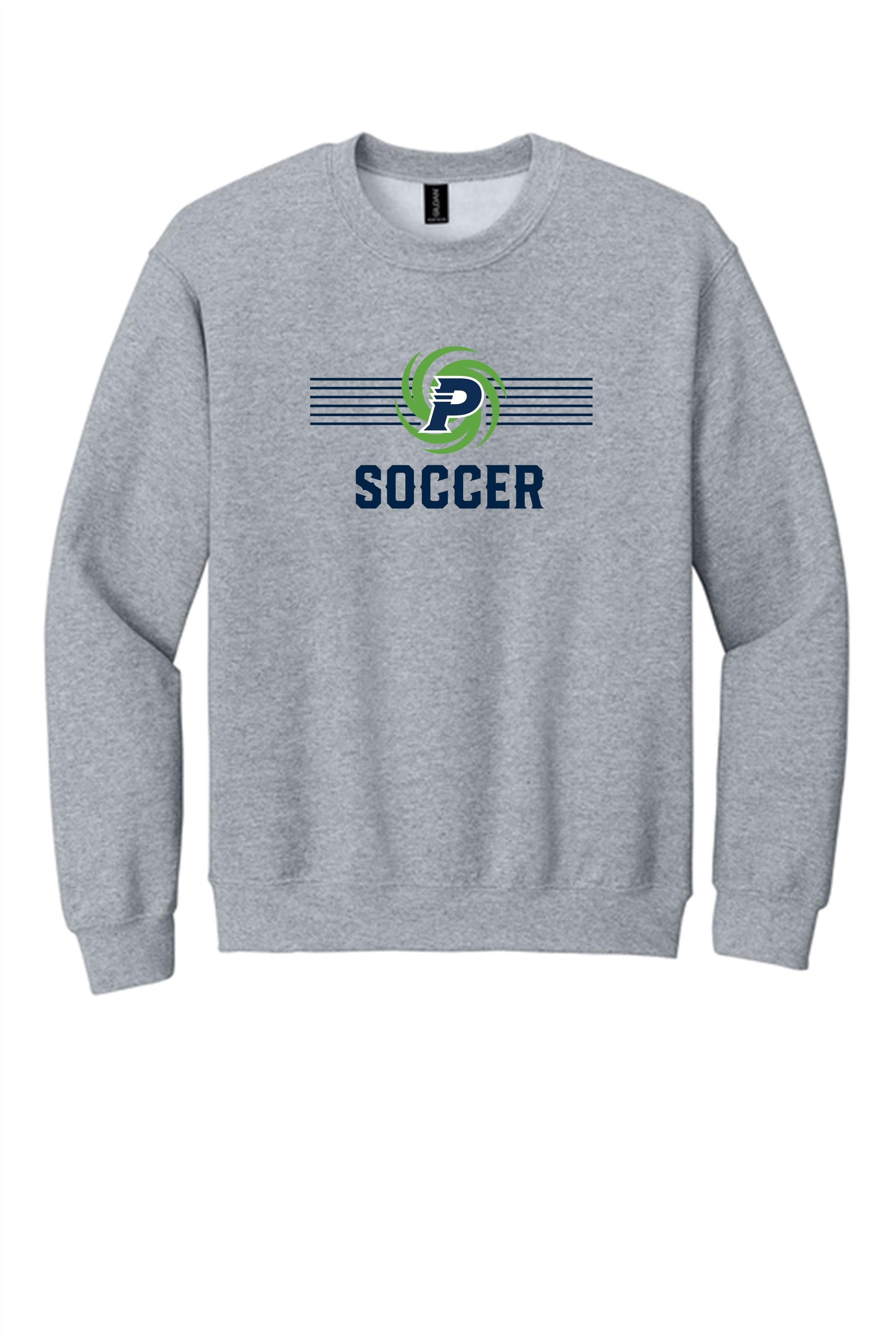 PVHS P Sweatshirt Prairieville High School Sport Grey Mens Small - Third Coast Soccer
