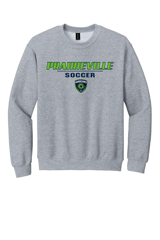 PVHS Crest Sweatshirt Prairieville High School Sport Grey Mens Small - Third Coast Soccer