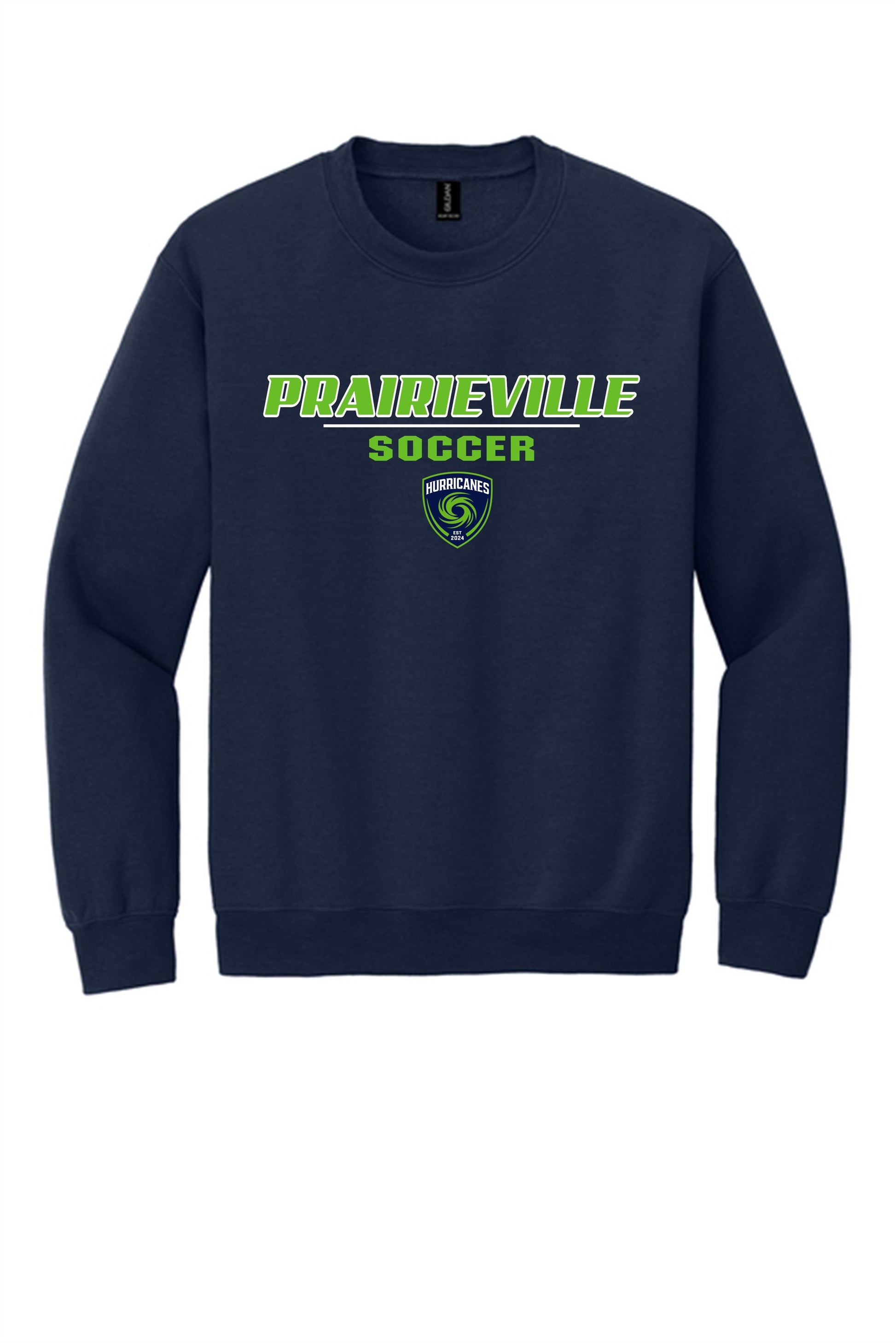 PVHS Crest Sweatshirt Prairieville High School Navy Mens Small - Third Coast Soccer