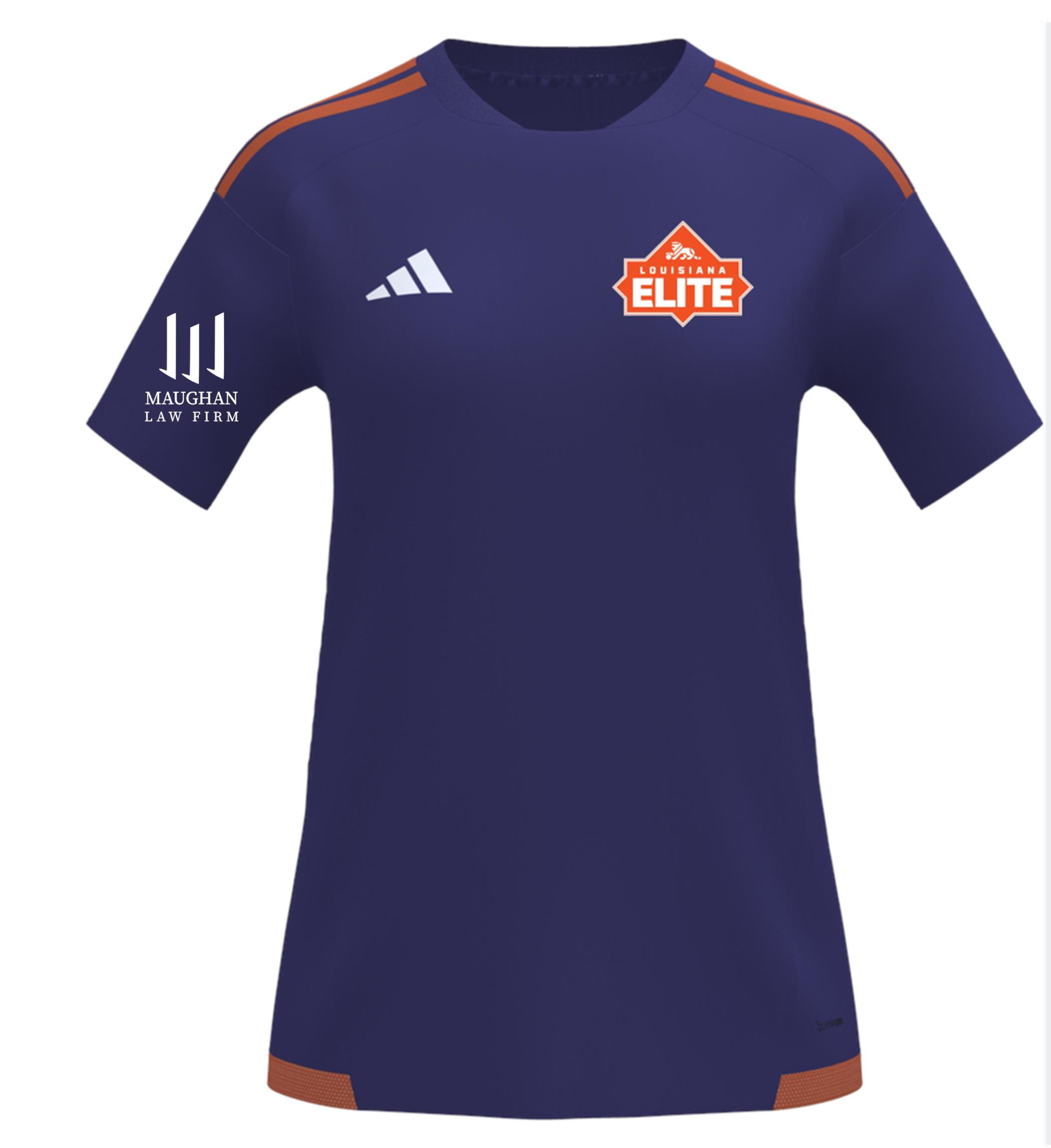 adidas LA Elite Women's Custom Tiro 26 Competition Jersey - Purple/Orange Louisiana Elite Girls - Third Coast Soccer
