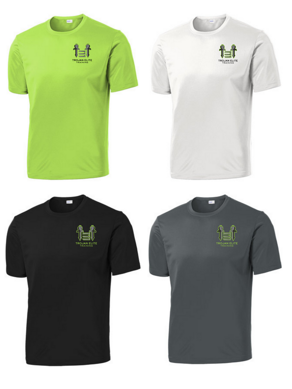Sport-Tek Trojan Elite Short Sleeve Competitor Tee Trojan Elite Training   - Third Coast Soccer