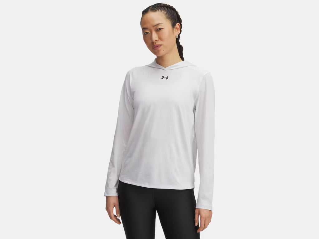 UA Women's Tech™ Vent Team Hoodie Hoodies White Womens XSmall - Third Coast Soccer