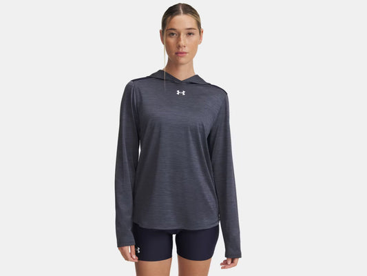 UA Women's Tech™ Vent Team Hoodie Hoodies Midnight Navy/White Womens XSmall - Third Coast Soccer