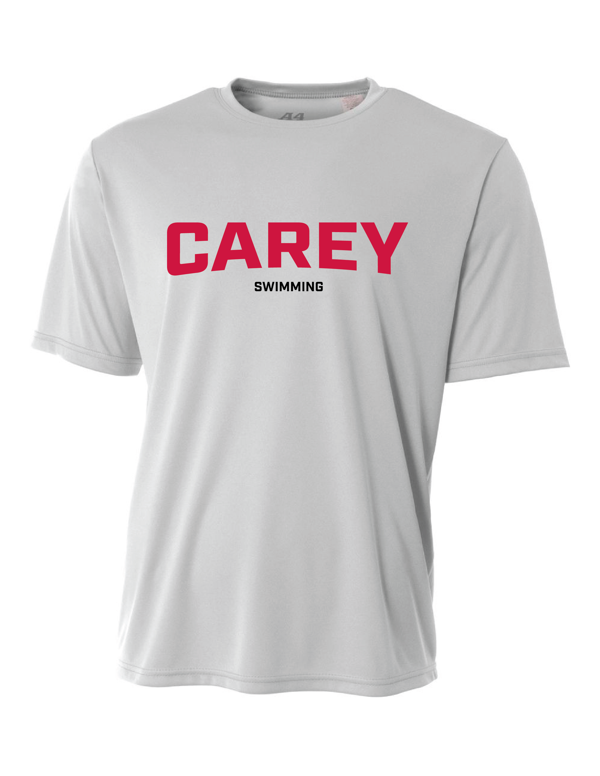 WCU Swimming Youth Short-Sleeve Performance Shirt WCU Swim Silver Carey - Third Coast Soccer