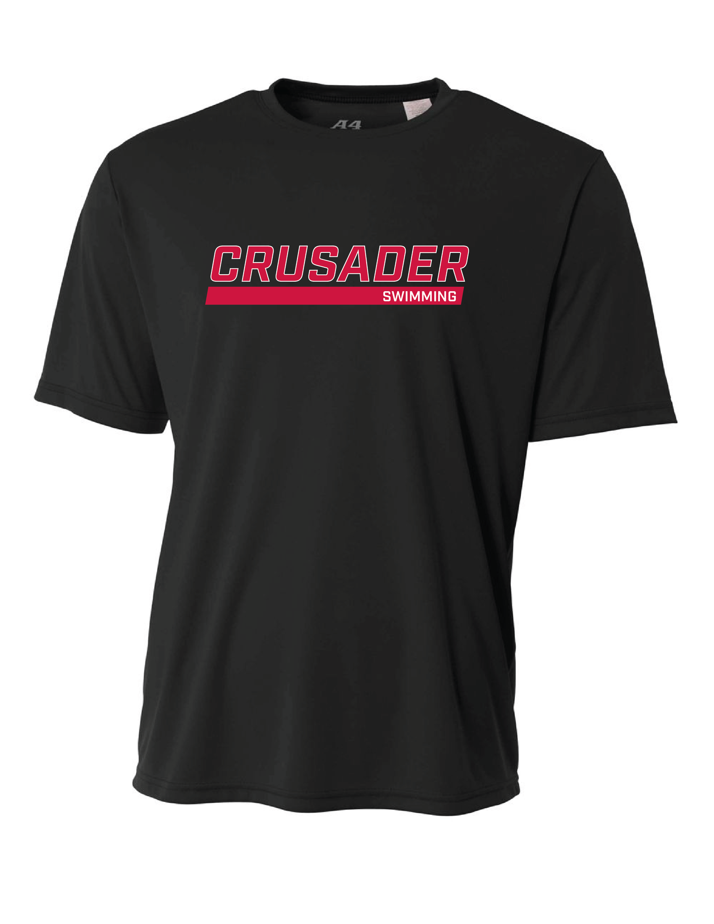 WCU Swimming Youth Short-Sleeve Performance Shirt WCU Swim Black Crusader - Third Coast Soccer