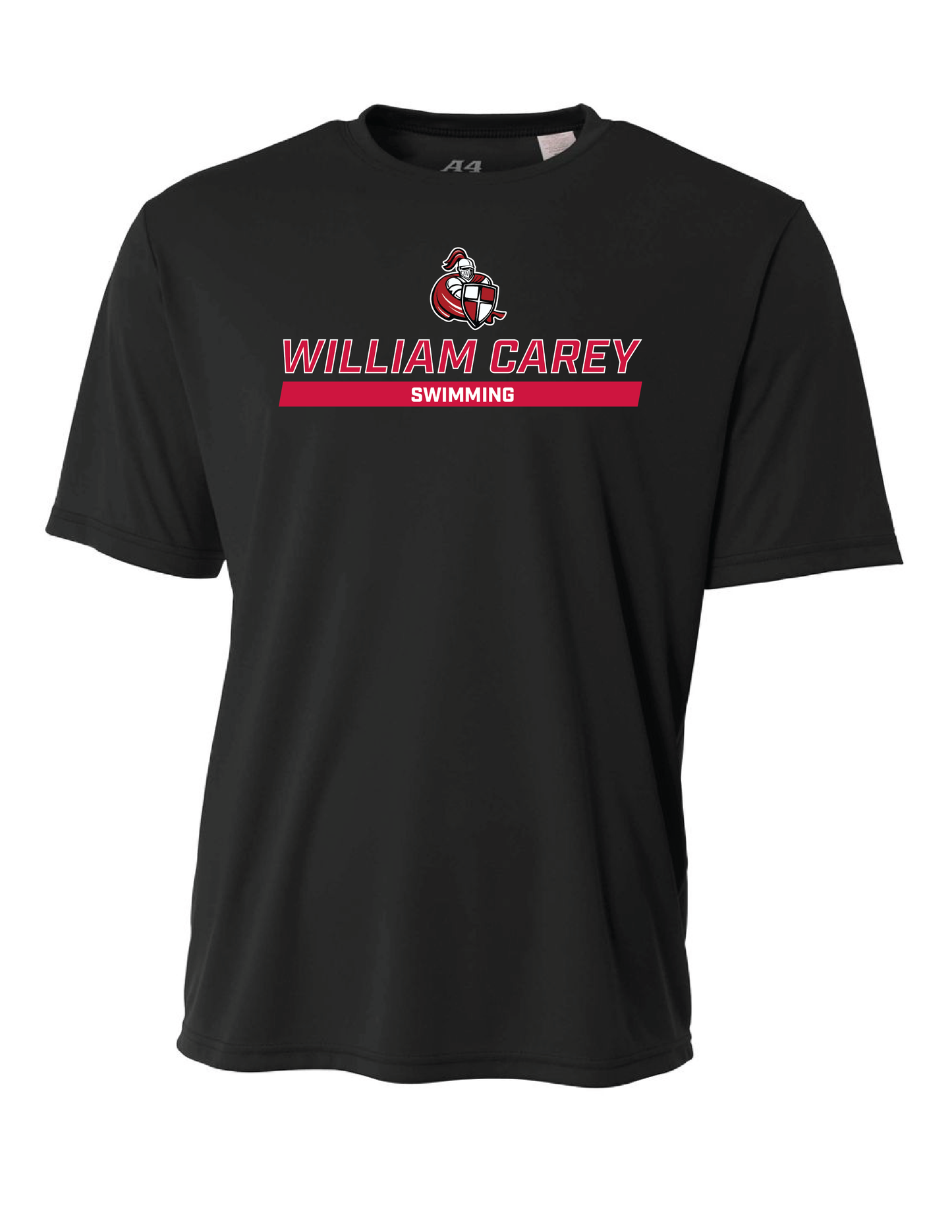 WCU Swimming Youth Short-Sleeve Performance Shirt WCU Swim Black Wc W/Crusader - Third Coast Soccer