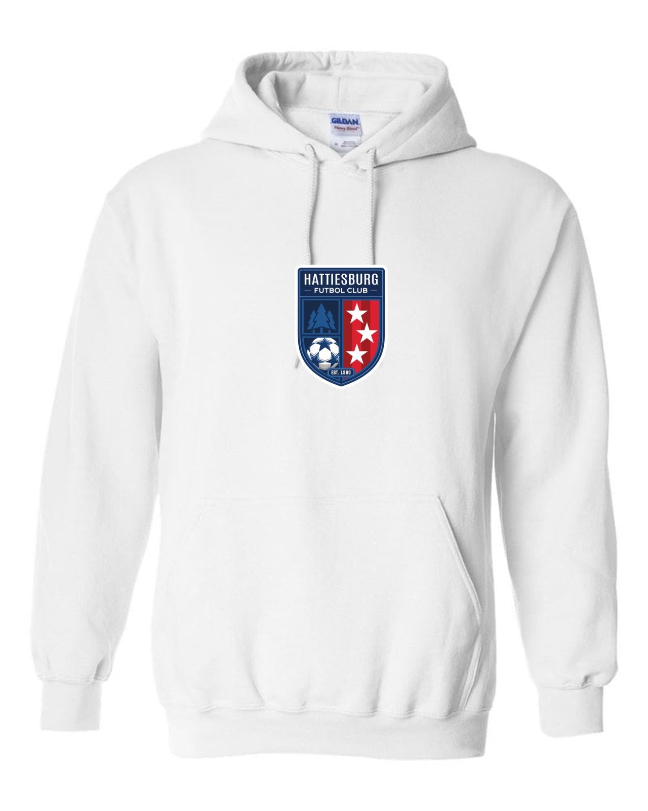 HFC Hoody HFC Spirtwear White Mens Small - Third Coast Soccer
