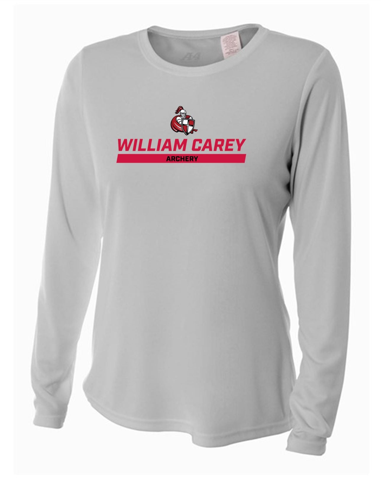 WCU Archery Women's Long-Sleeve Performance Shirt WCU Archery Silver Wc W/Crusader - Third Coast Soccer