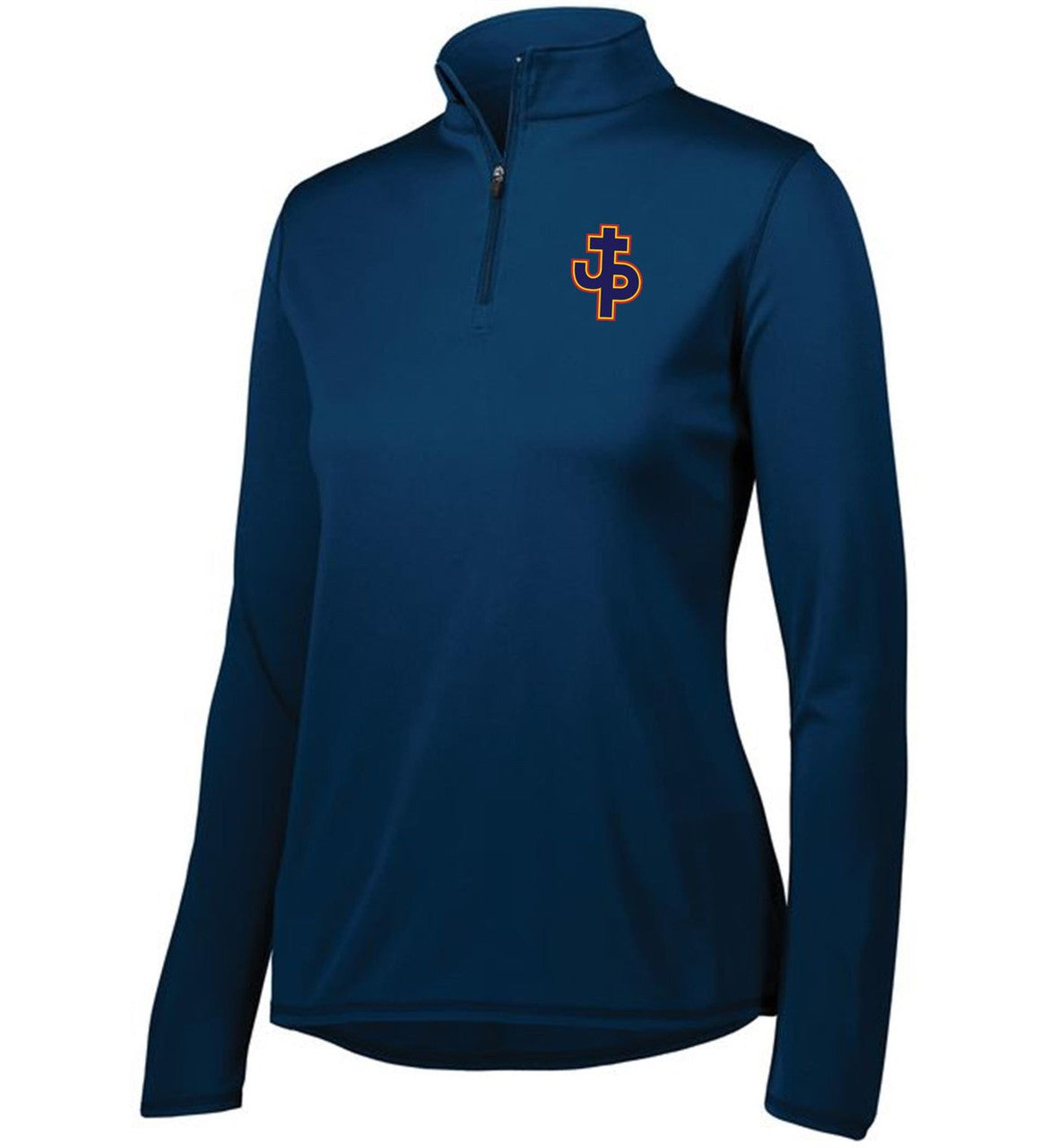 PJP Women's 1/4 Zip Wicking Pullover Pope John Paul Womens Small Navy - Third Coast Soccer