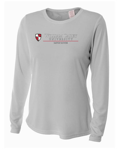 WCU Baton Rouge Women's Long-Sleeve Performance Shirt WCU BR Silver Grey Womens Small - Third Coast Soccer