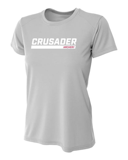 WCU Archery Women's Short-Sleeve Performance Shirt WCU Archery Silver Crusader - Third Coast Soccer
