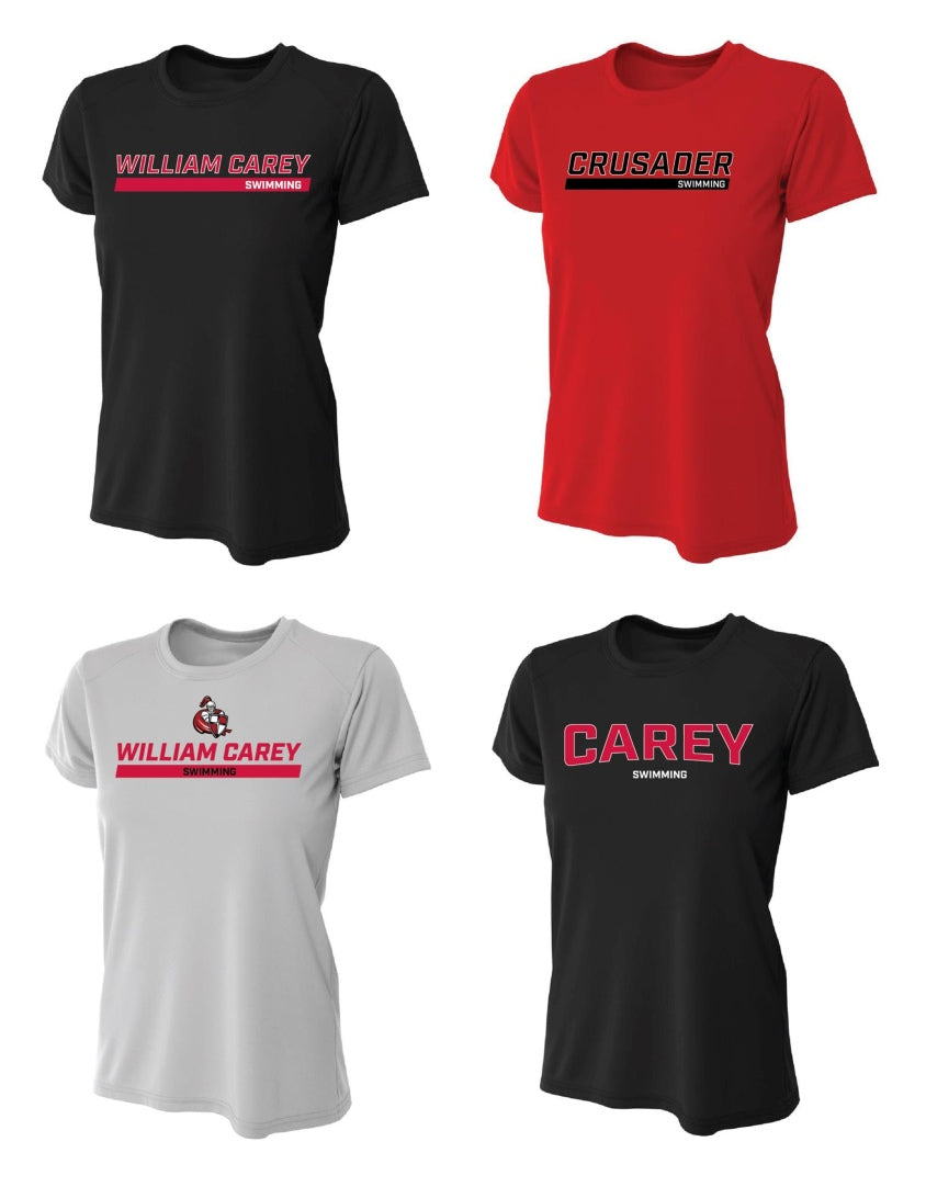 WCU Swimming Women's Short-Sleeve Performance Shirt WCU Swim   - Third Coast Soccer