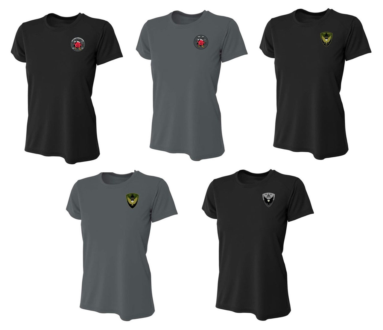 A4 FBI Swat Womens Cooling Performance Short-Sleeve Tee FBI Swat   - Third Coast Soccer