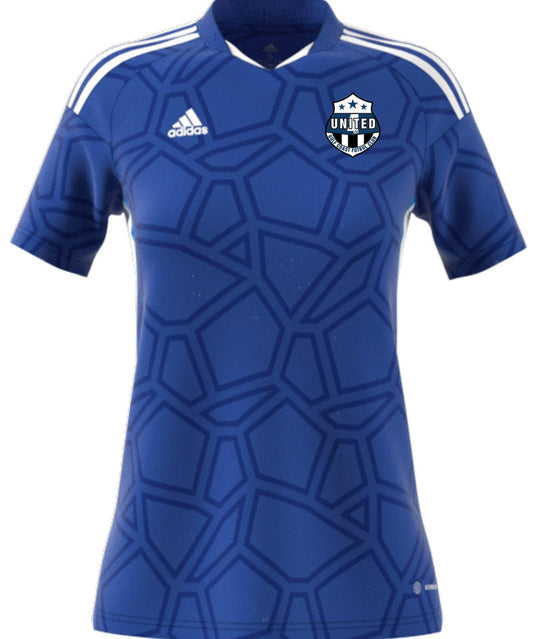 adidas GCU Women's Condivo 22 Match Day Jersey - Royal Gulf Coast United Womens X-Small Team Royal Blue/White - Third Coast Soccer