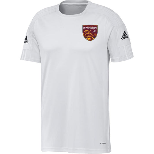 adidas CYSA Men's Squadra 21 Jersey - White Covington Youth Soccer Assoc. Mens Small White - Third Coast Soccer