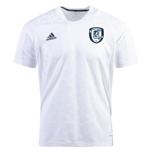 adidas Southside High School Condivo 21 Jersey - White Southside Boys 23 Mens Small White/White - Third Coast Soccer