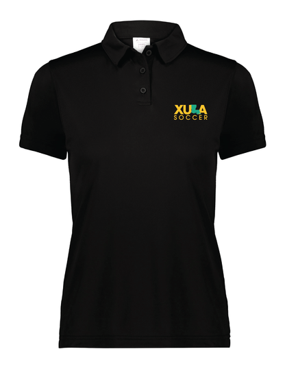 XULA Soccer Women's Vital Polo Xavier University Black Womens X-Small - Third Coast Soccer