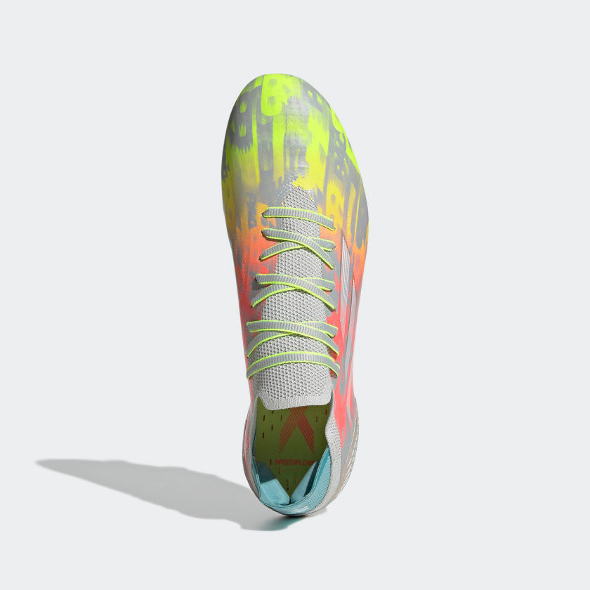 adidas X Speedflow .1 Fg - Clear Onix/Cloud White/Solar Yellow Mens Firm Ground Mens 8.5 Clear Onix/Fthr White/Solar Ye - Third Coast Soccer