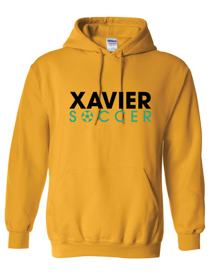 Xavier University Soccer Hoody Xavier University Gold Mens Small - Third Coast Soccer