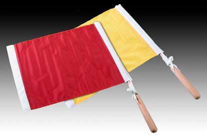 KWIKGOAL Soccer Linesman Flags Referee Accessories Set Of 2  - Third Coast Soccer