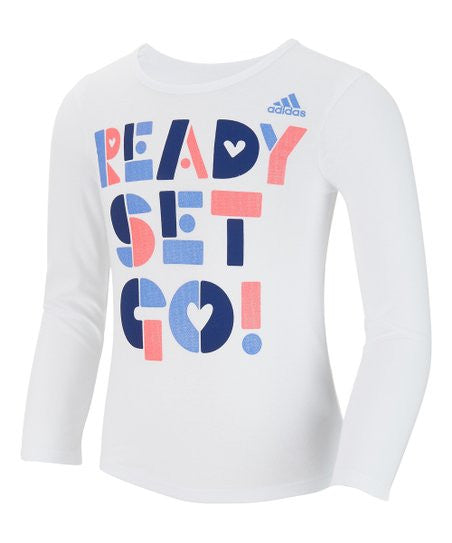 adidas Graphic Tee T-Shirts White/Red 3T - Third Coast Soccer