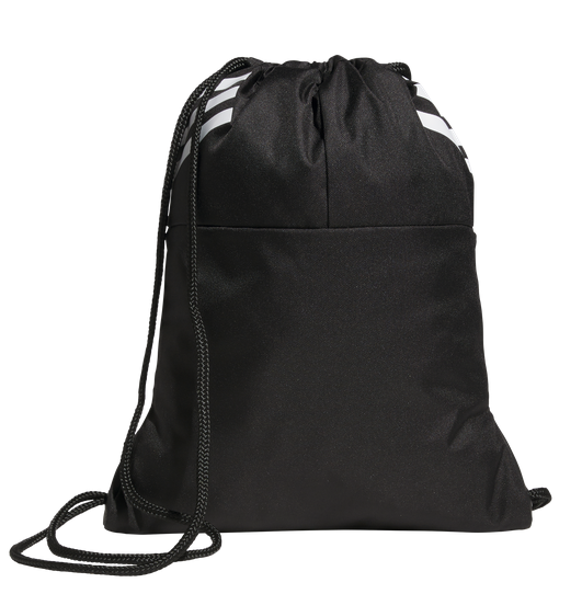 adidas Stadium Sackpack - Black/White Bags - Third Coast Soccer