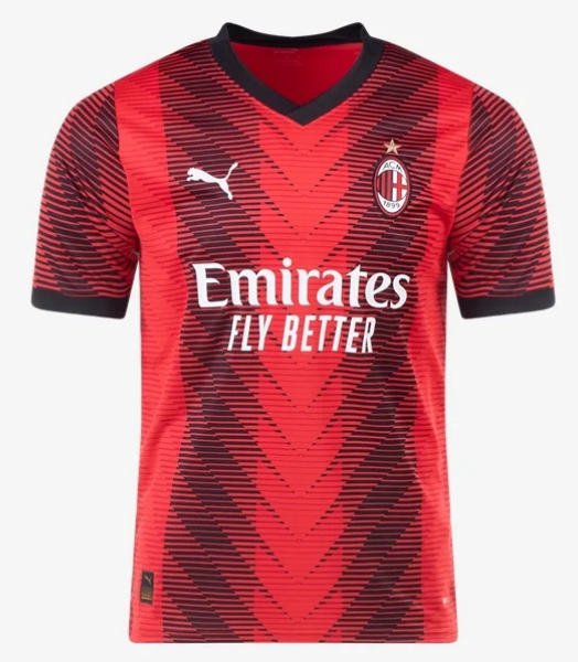 PUMA AC Milan Home Jersey 23/24 Club Replica   - Third Coast Soccer