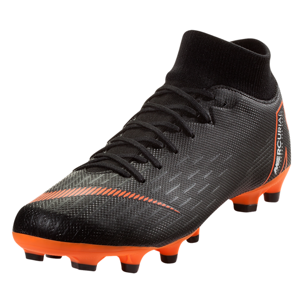 Nike Superfly 6 Academy Fg/Mg - Black/Total Orange/White Mens Firm Ground Black/Total Orange/White Mens 6.5 - Third Coast Soccer