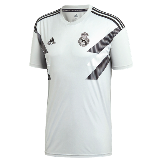 adidas Real Madrid Youth Home Pre-Match Jersey 18/19 Club Replica Youth Small Stone/Black - Third Coast Soccer