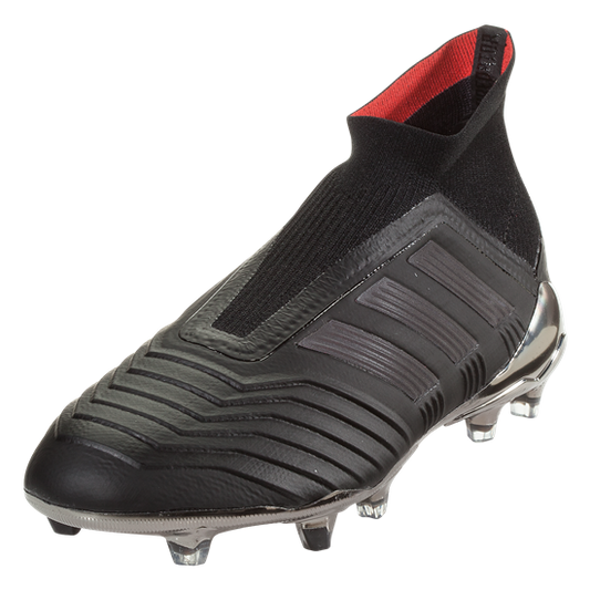 adidas Predator 18+ FG - Core Black/Core Black Mens Firm Ground Black/Black/Reacor Mens 6.5 - Third Coast Soccer