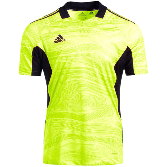 adidas Condivo 21 Goalkeeper Jersey - Acid Yellow Goalkeeper   - Third Coast Soccer