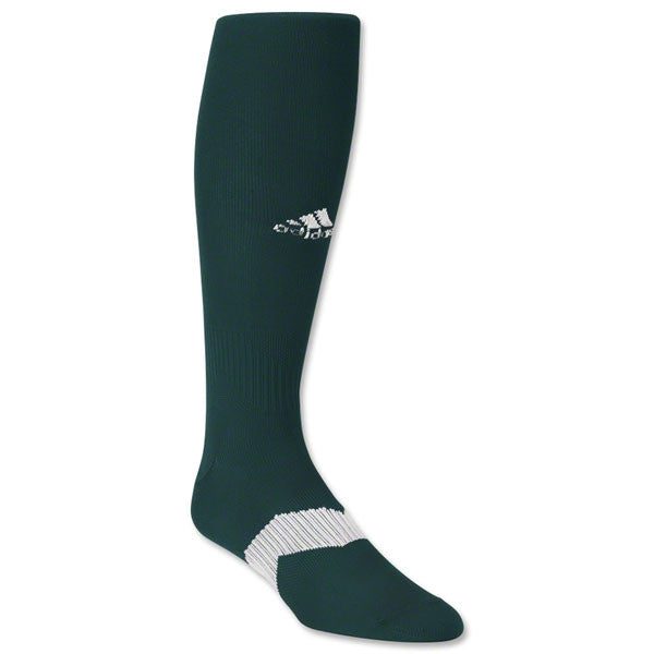 adidas Metro IV OTC Sock - Collegiate Green/White Socks Collegiate Green Small (5-7, 8-9, Etc.) - Third Coast Soccer