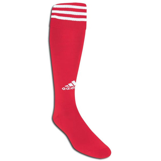 adidas Copa Zone Cushion Sock - Large - Red/White Socks Large (11-13, 10-13, Etc.) Red/White - Third Coast Soccer