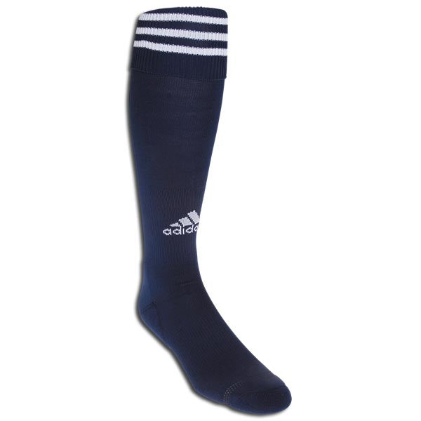 adidas Copa Zone Cushion Sock - Large - Navy/White Socks Large (11-13, 10-13, Etc.) Navy/White - Third Coast Soccer