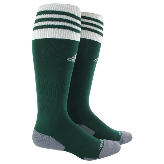 adidas Copa Zone Cushion Ii Soccer Sock Small - Forest/White Socks Small (5-7, 8-9, Etc.) Forest/White - Third Coast Soccer