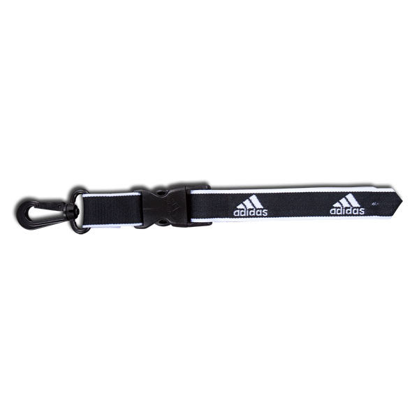 adidas Interval Wrist Lanyard - Black/White Player Accessories Black/White  - Third Coast Soccer