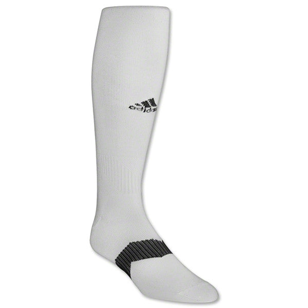 adidas Metro Iv Sock - White Socks Small (5-7, 8-9, Etc.) White - Third Coast Soccer