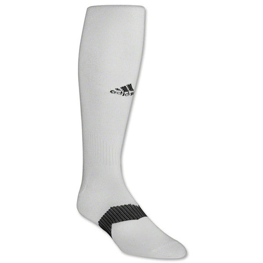 adidas Metro Iv Sock - White Socks Small (5-7, 8-9, Etc.) White - Third Coast Soccer
